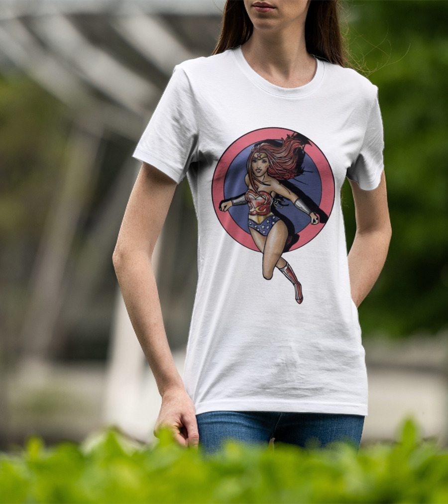 Sassy Stephie Wonder Woman Superhero Sassy T-Shirt