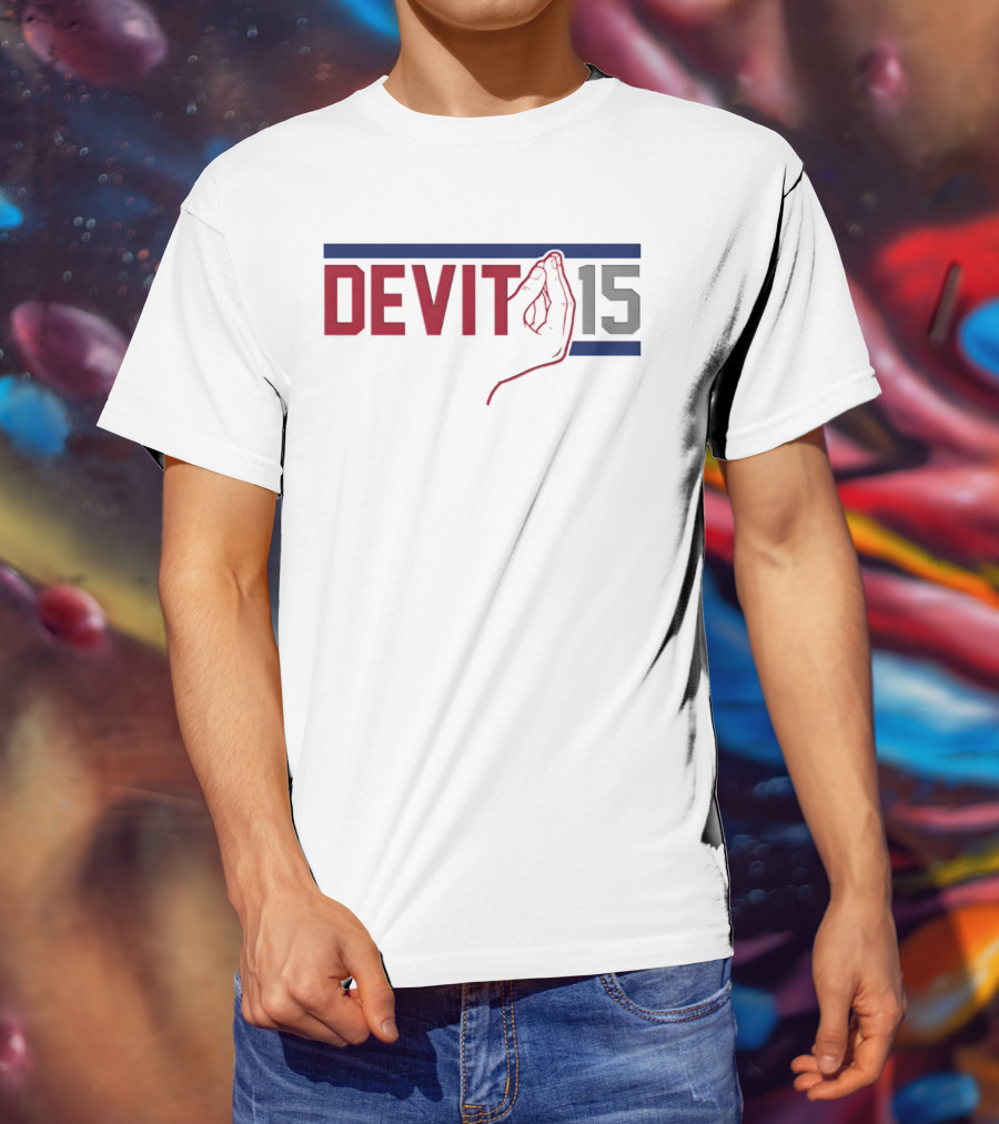 Giants Tommy DeVito Jersey Number 15 With Italian Hand Gesture T-Shirt
