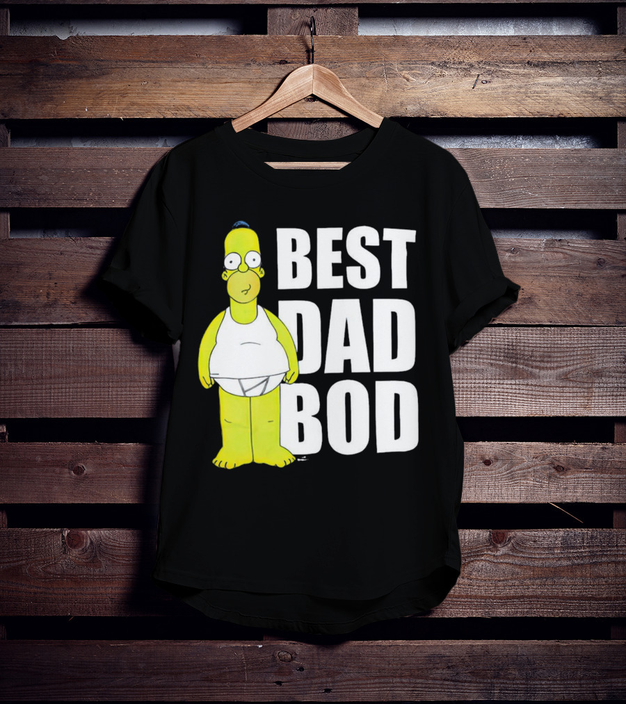 Homer Simpson Best Dad Bod The Simpsons T-Shirt