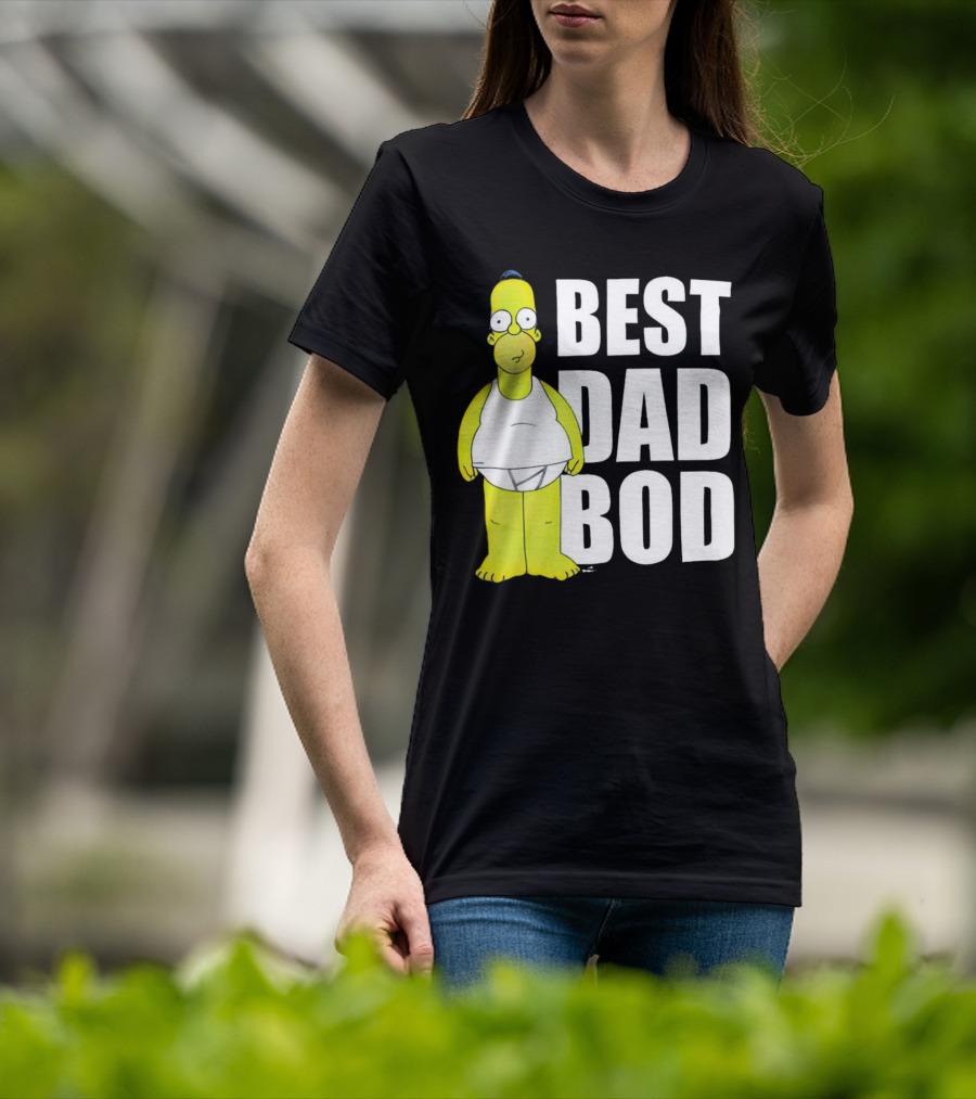 Homer Simpson Best Dad Bod The Simpsons T-Shirt