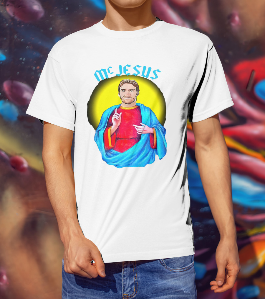Connor McDavid McJesus Iconic Sports T-Shirt