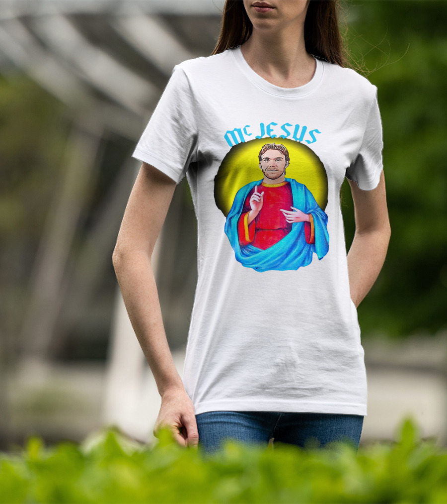 Connor McDavid McJesus Iconic Sports T-Shirt