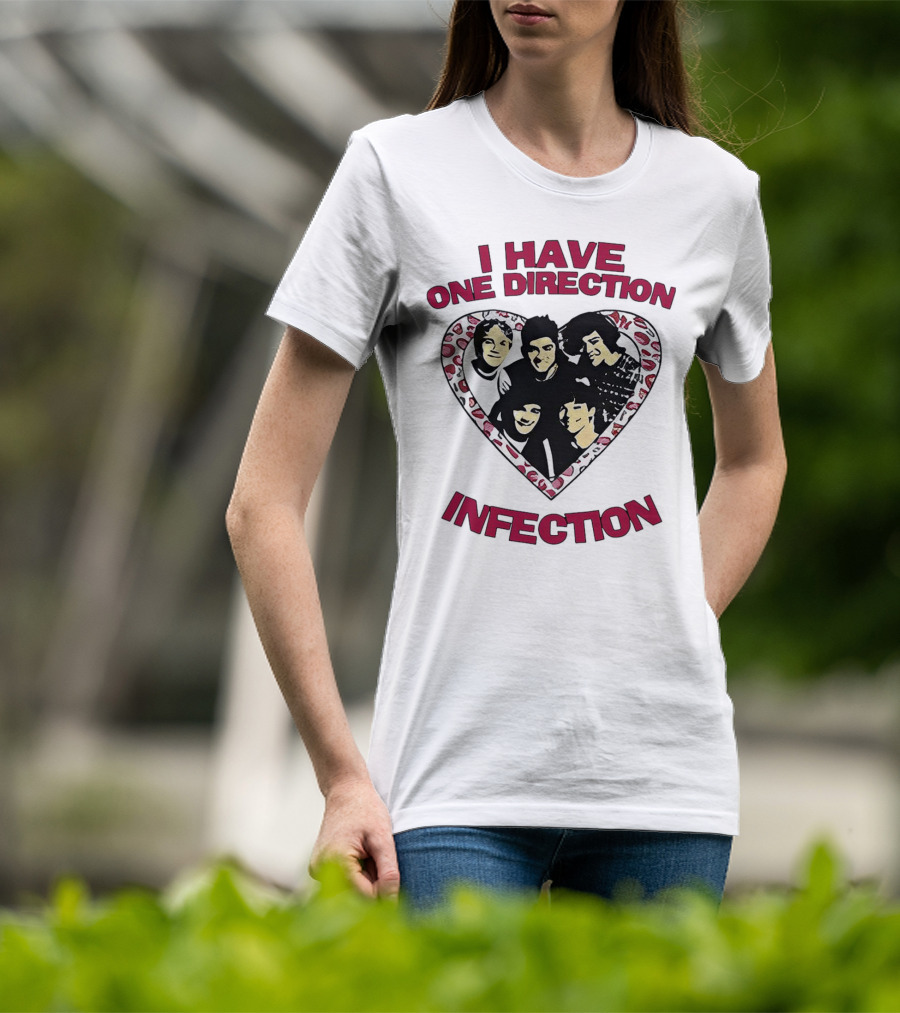 One Direction Infection Heart Fan T-Shirt
