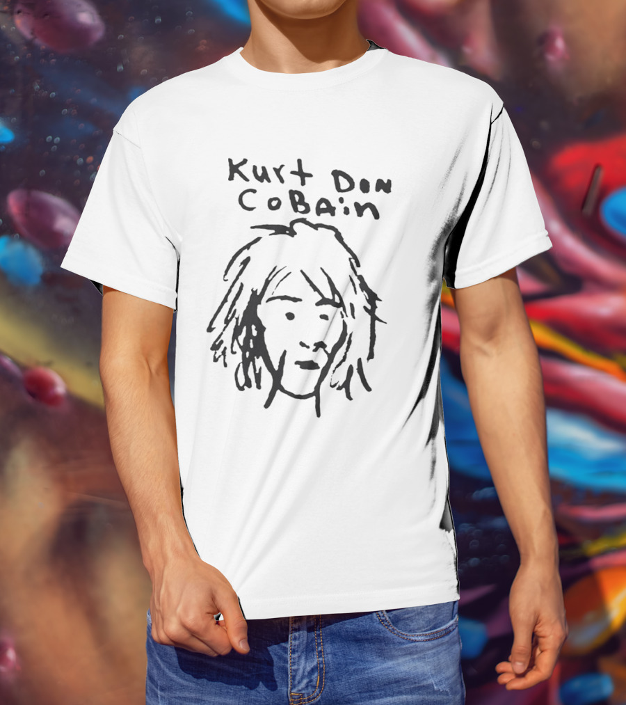 Kurt Don Cobain Draw T-Shirt