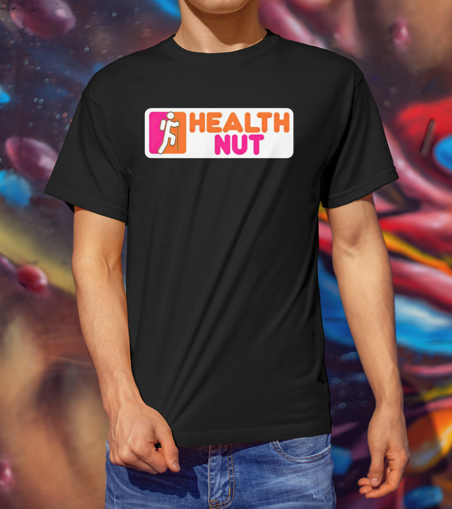 Health Nut Dunkin’ Donuts Logo Mashup T-Shirt