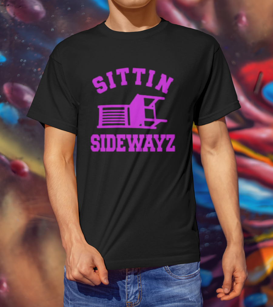 Sittin’ Sidewayz Purple Chair T-Shirt