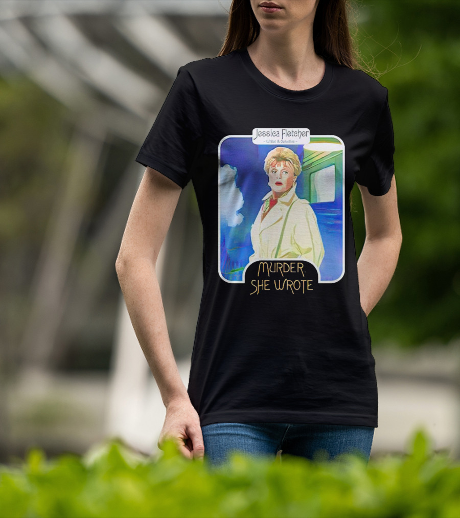 Jessica Fletcher Writer Detective Murder She Wrote T-Shirt