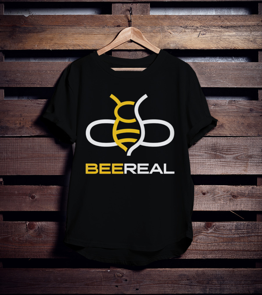 BeeReal Yellow And White Bee T-Shirt