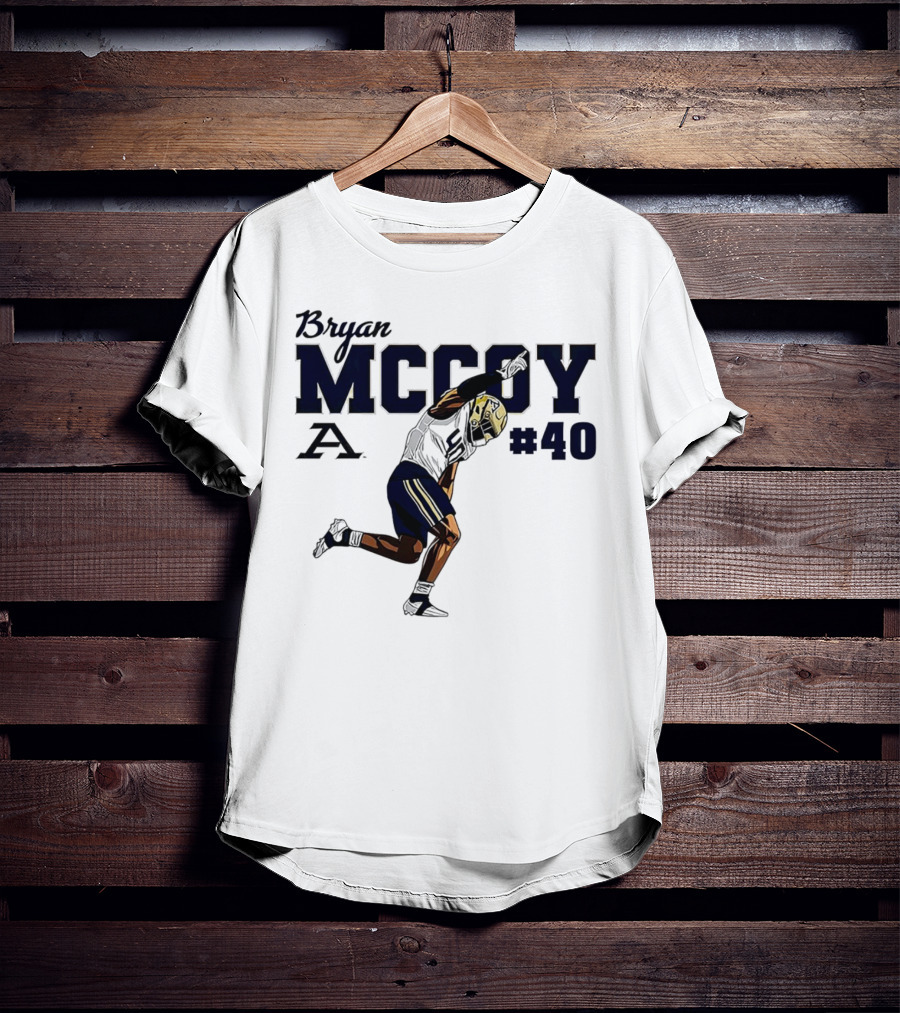 Bryan McCoy Akron Zips #40 NCAA Football T-Shirt