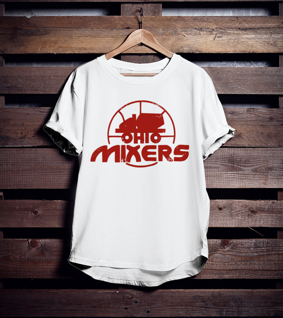 Ohio Mixers Basketball Concrete Truck T-Shirt
