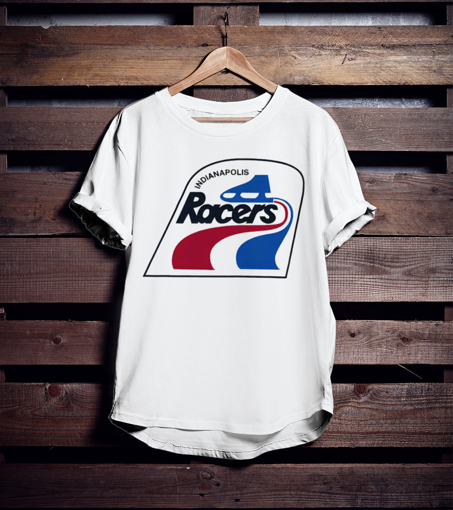 Indianapolis Racers Logo World Hockey Association T-Shirt
