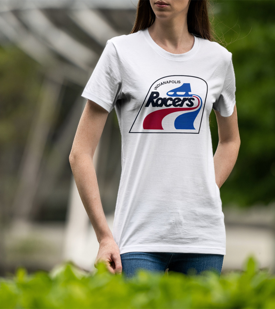 Indianapolis Racers Logo World Hockey Association T-Shirt
