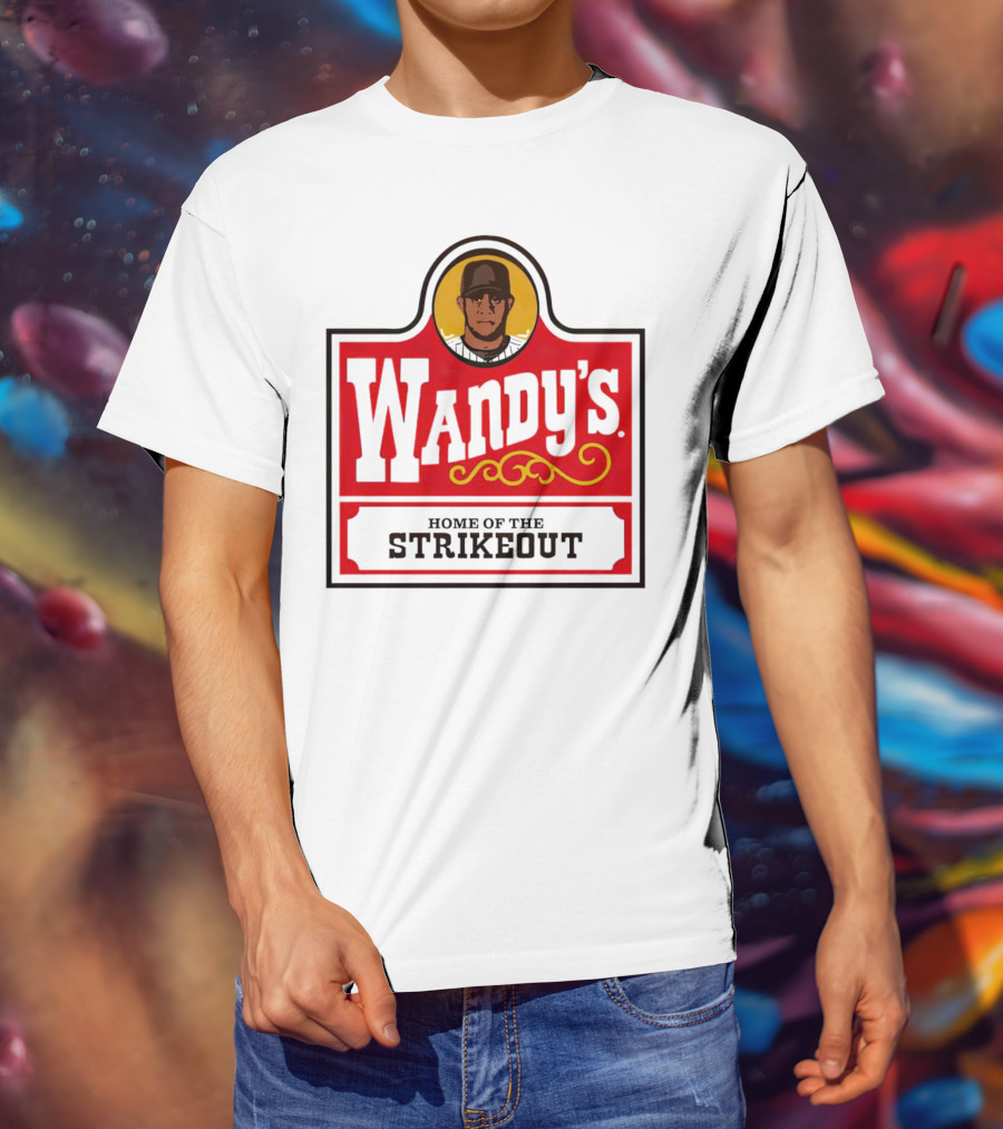 Wandy’s Home Of The Strikeout New York Baseball Classic Pitcher T-Shirt