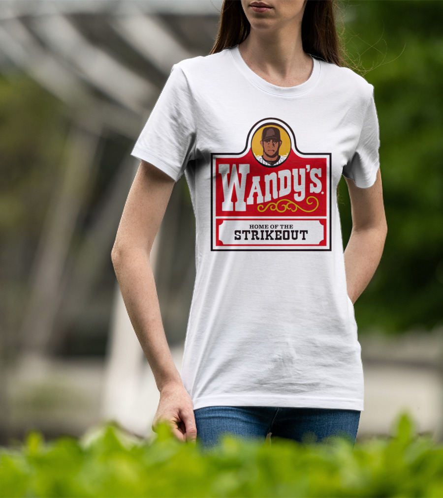 Wandy’s Home Of The Strikeout New York Baseball Classic Pitcher T-Shirt