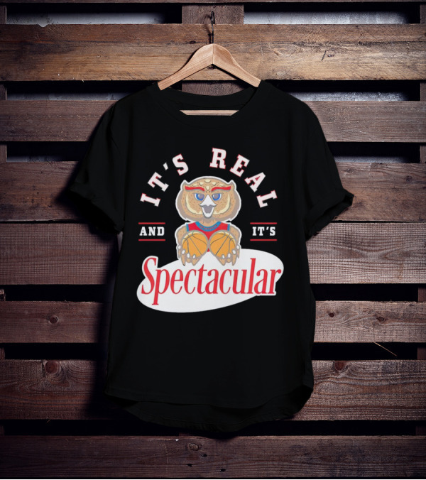 IT'S REAL AND IT'S SPECTACULAR BASKETBALL OWL WITH HOOP EYES T-Shirt