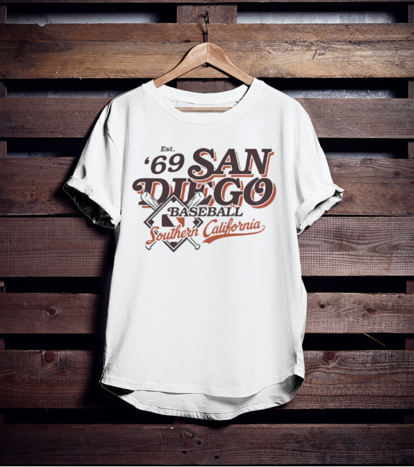 San Diego Baseball Est. '69 Southern California T-Shirt