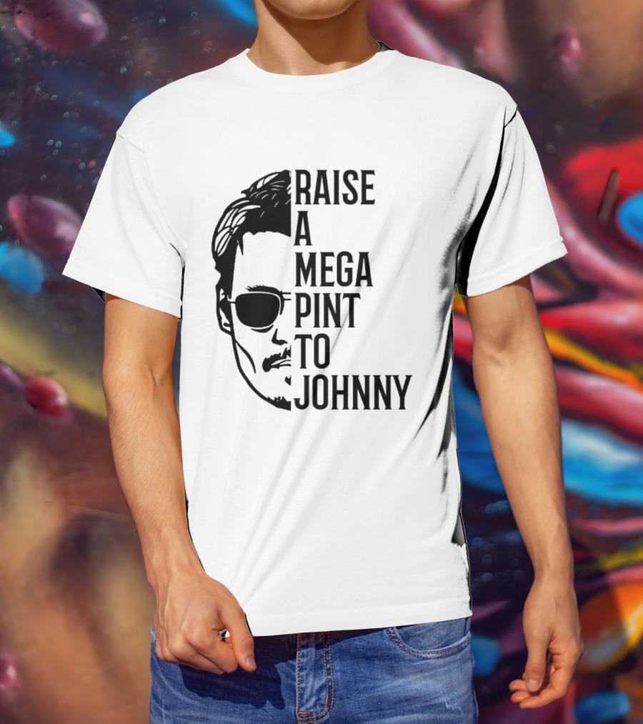Raise A Mega Pint To Johnny T-Shirt
