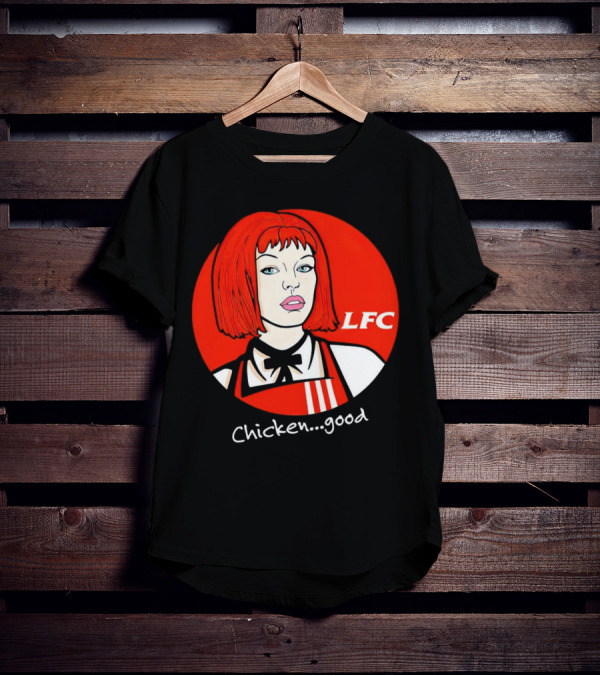 Chicken Good LFC Retro Style Redhead T-Shirt