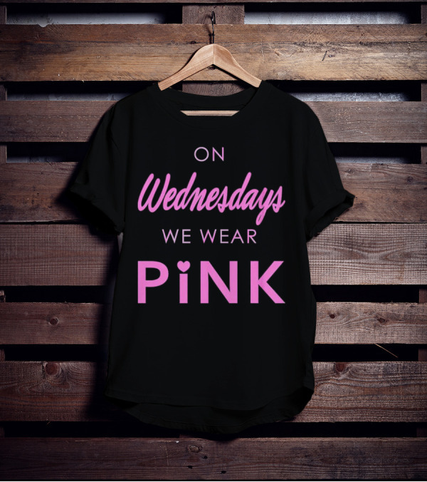 On Wednesdays We Wear Pink Mean Girls Movie T-Shirt