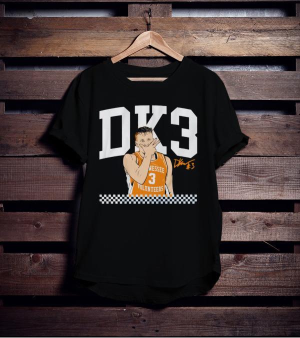 Tennessee Volunteers Basketball DK3 Dalton Knecht #3 T-Shirt