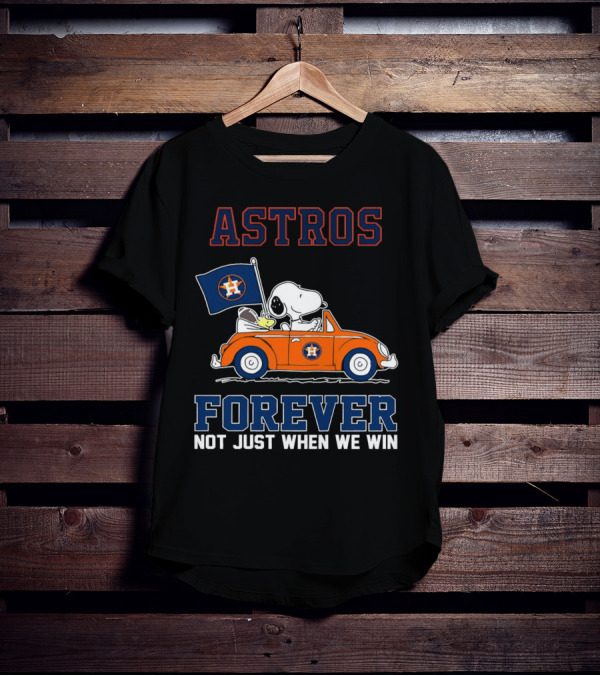 Astros Snoopy Forever Not Just When We Win T-Shirt