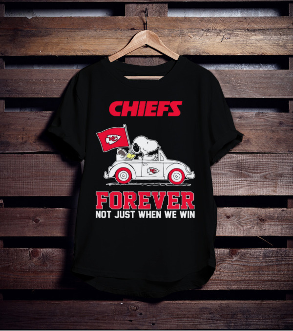 Chiefs Snoopy Forever Not Just When We Win T-Shirt