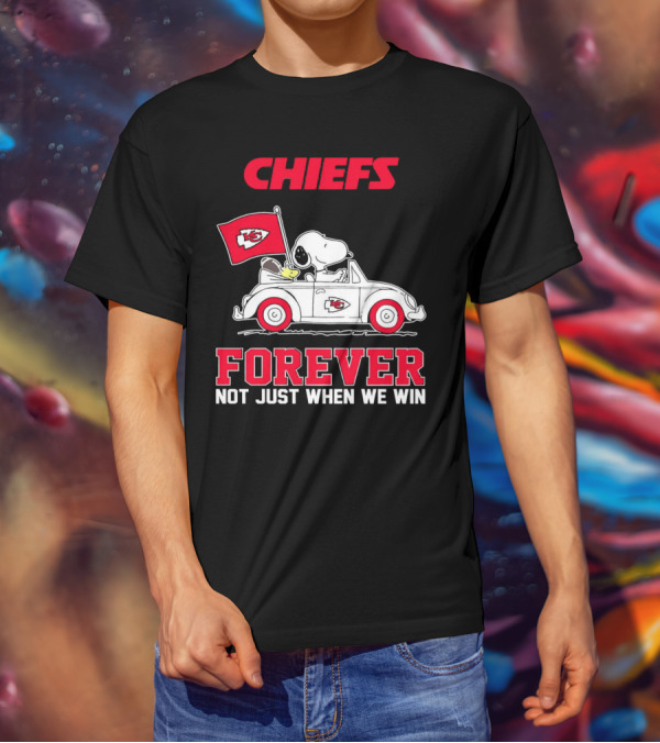 Chiefs Snoopy Forever Not Just When We Win T-Shirt