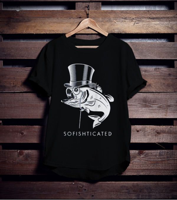 Sofishticated Fish In Top Hat And Monocle T-Shirt