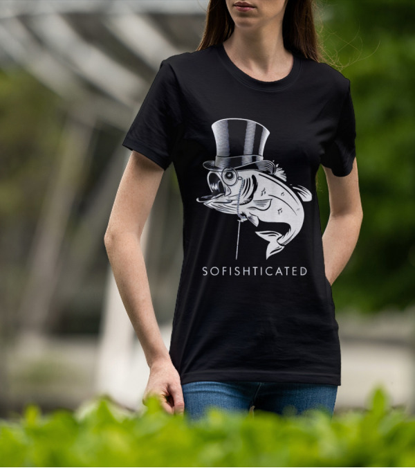 Sofishticated Fish In Top Hat And Monocle T-Shirt