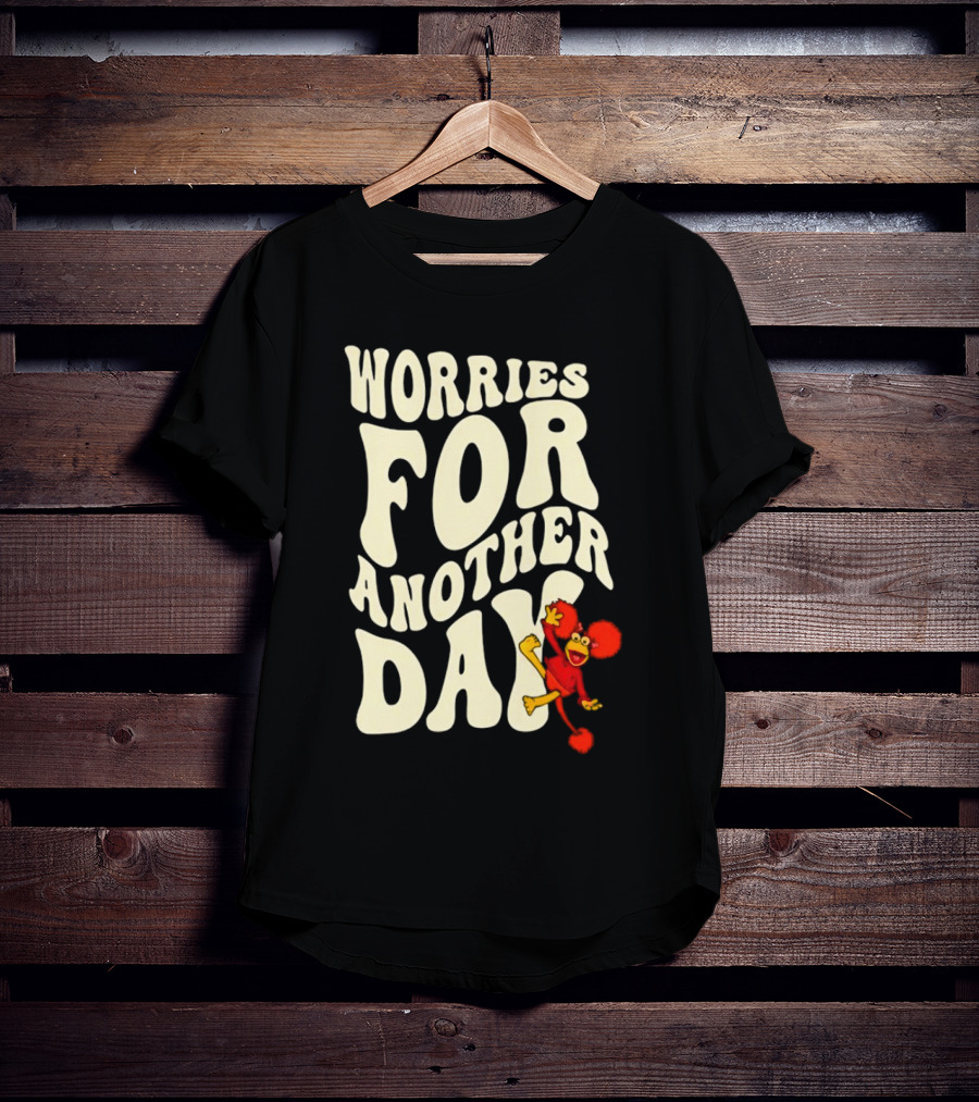 Fraggle Rock Worries For Another Day Red Muppet Character T-Shirt