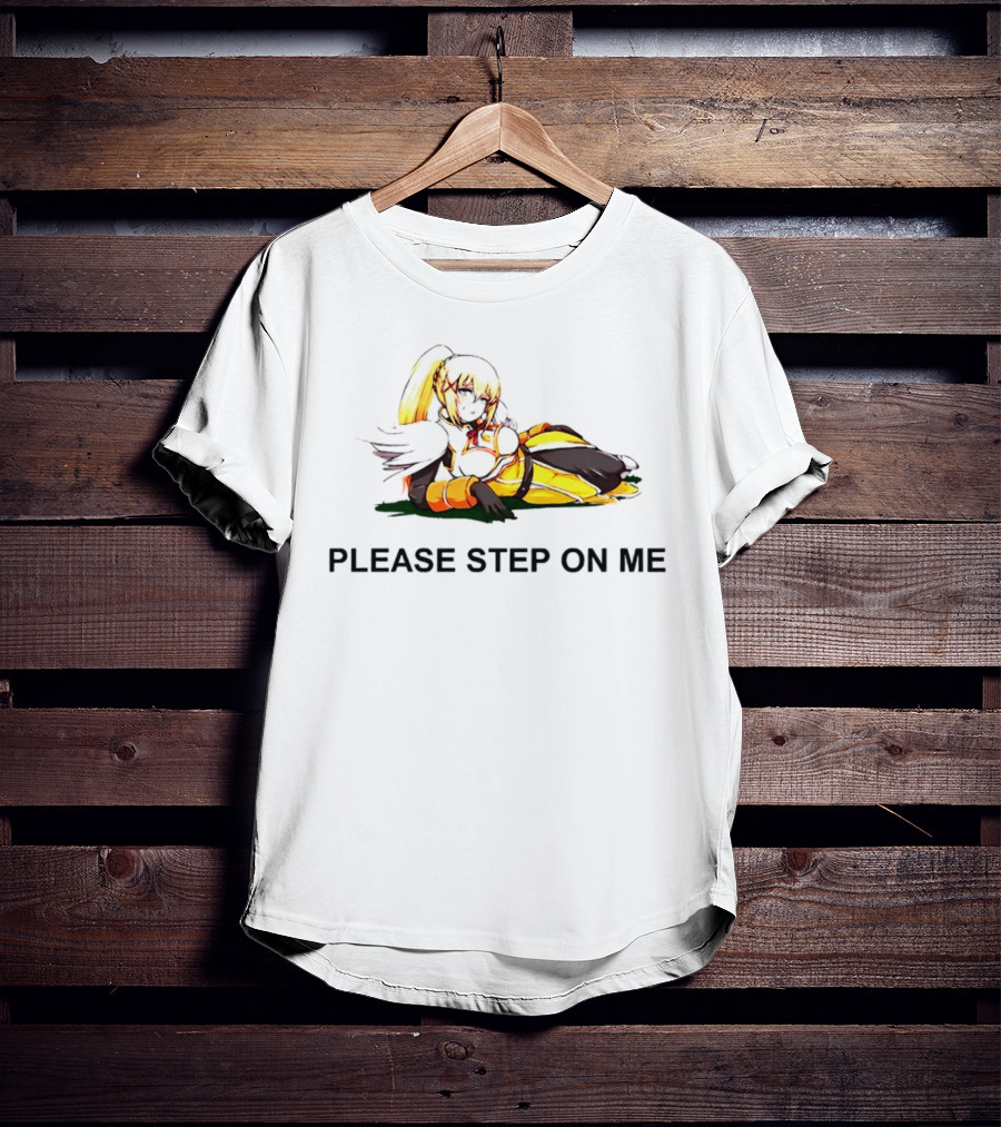 Konosuba Please Step On Me Character T-Shirt