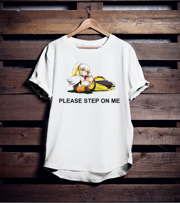 Konosuba Please Step On Me Character T-Shirt