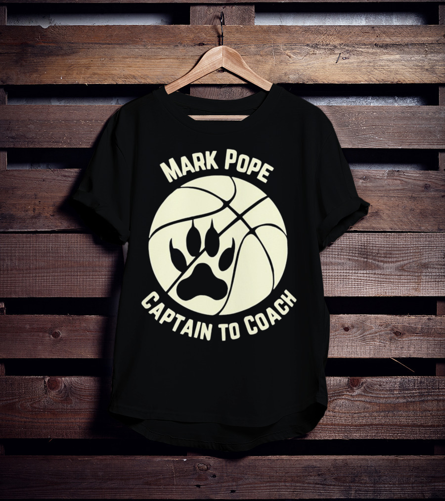Mark Pope Captain To Coach Kentucky Basketball Legend T-Shirt