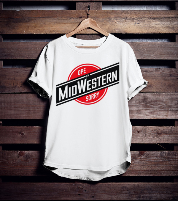 Ope I'm Sorry Midwestern Red Circle T-Shirt