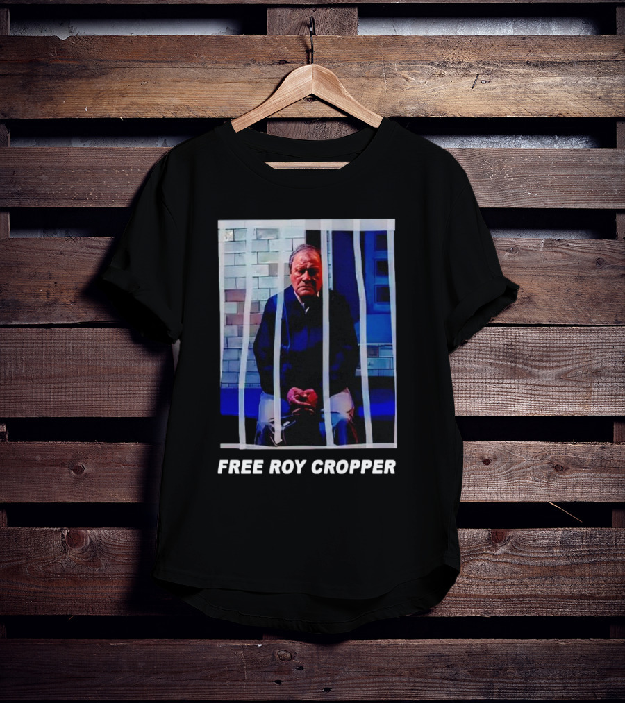 Coronation Street Free Roy Cropper Jail Image T-Shirt
