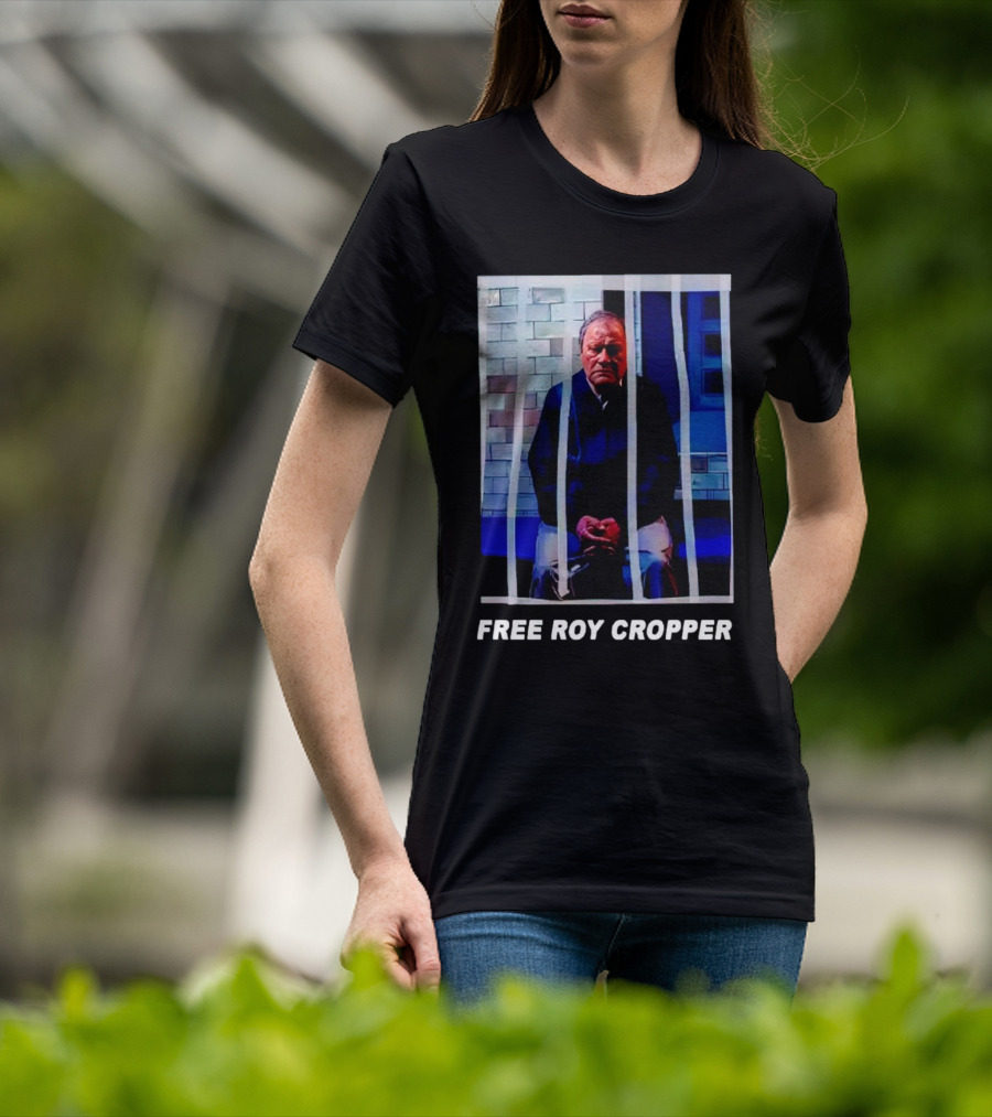 Coronation Street Free Roy Cropper Jail Image T-Shirt