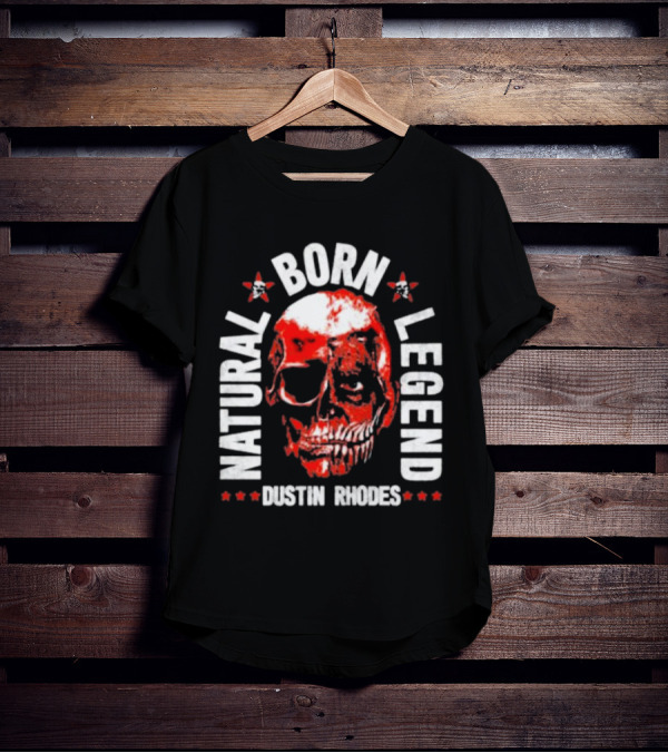 Dustin Rhodes Natural Born Legend Skull T-Shirt