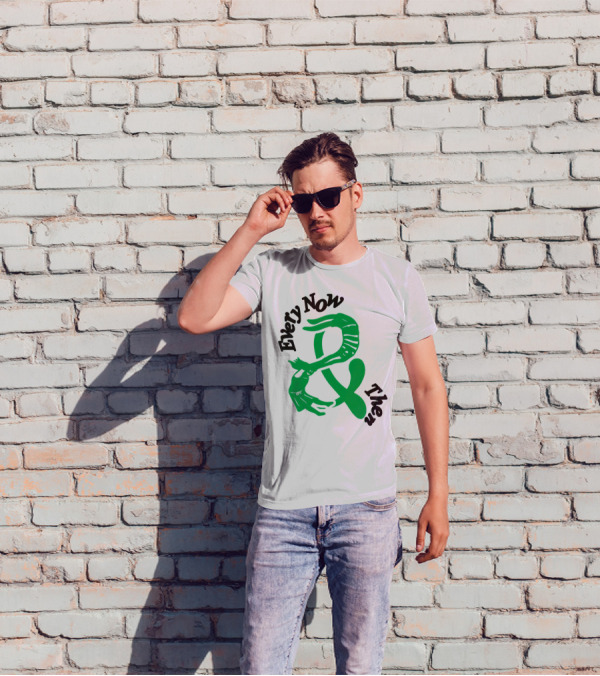 Every Now And Then Skeleton Green Dance T-Shirt