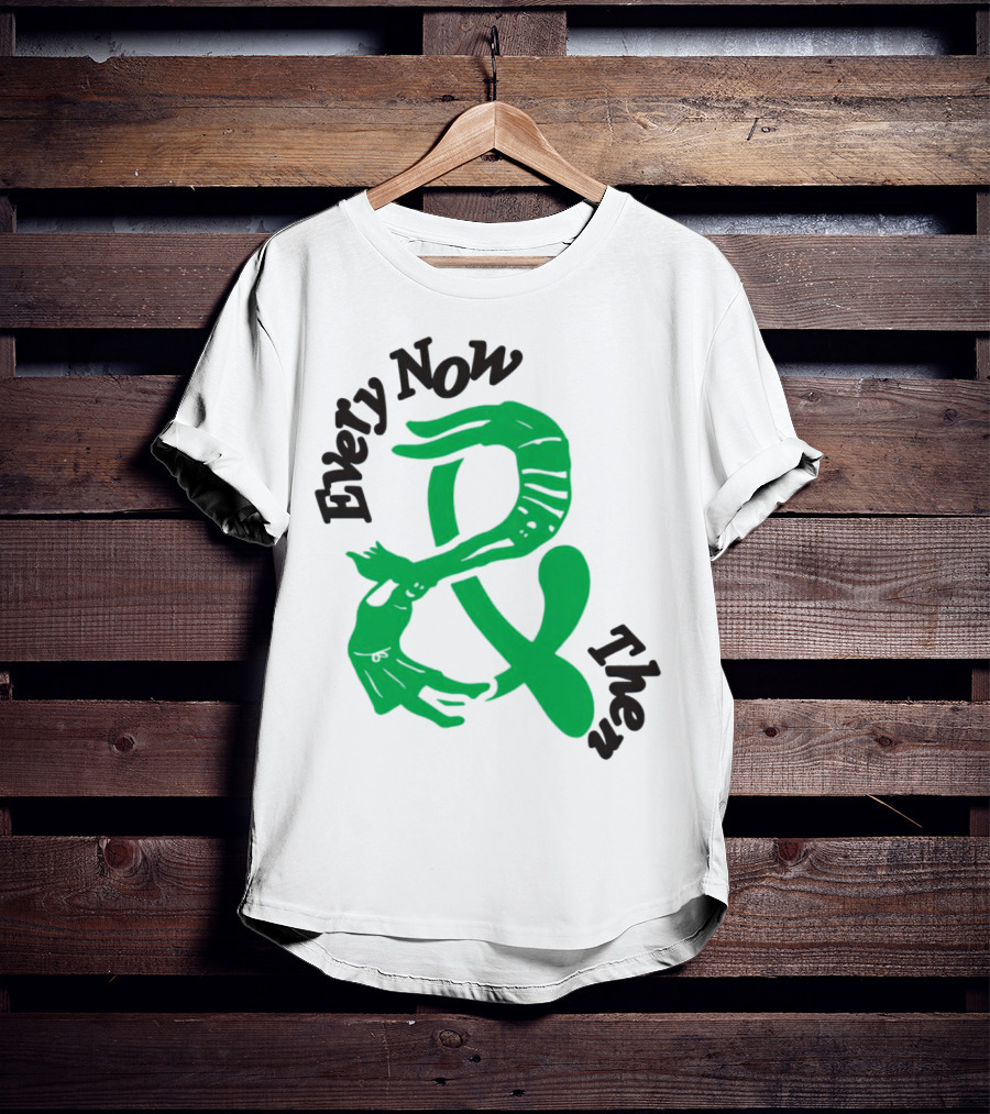 Every Now And Then Skeleton Green Dance T-Shirt