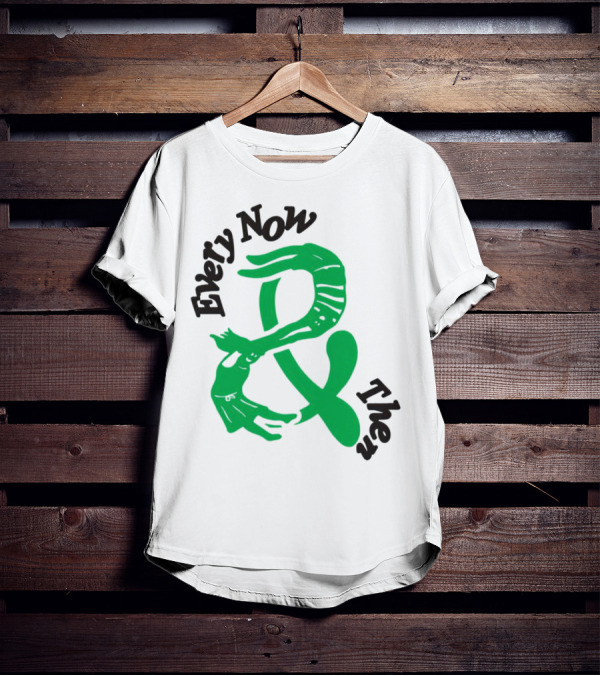 Every Now And Then Skeleton Green Dance T-Shirt