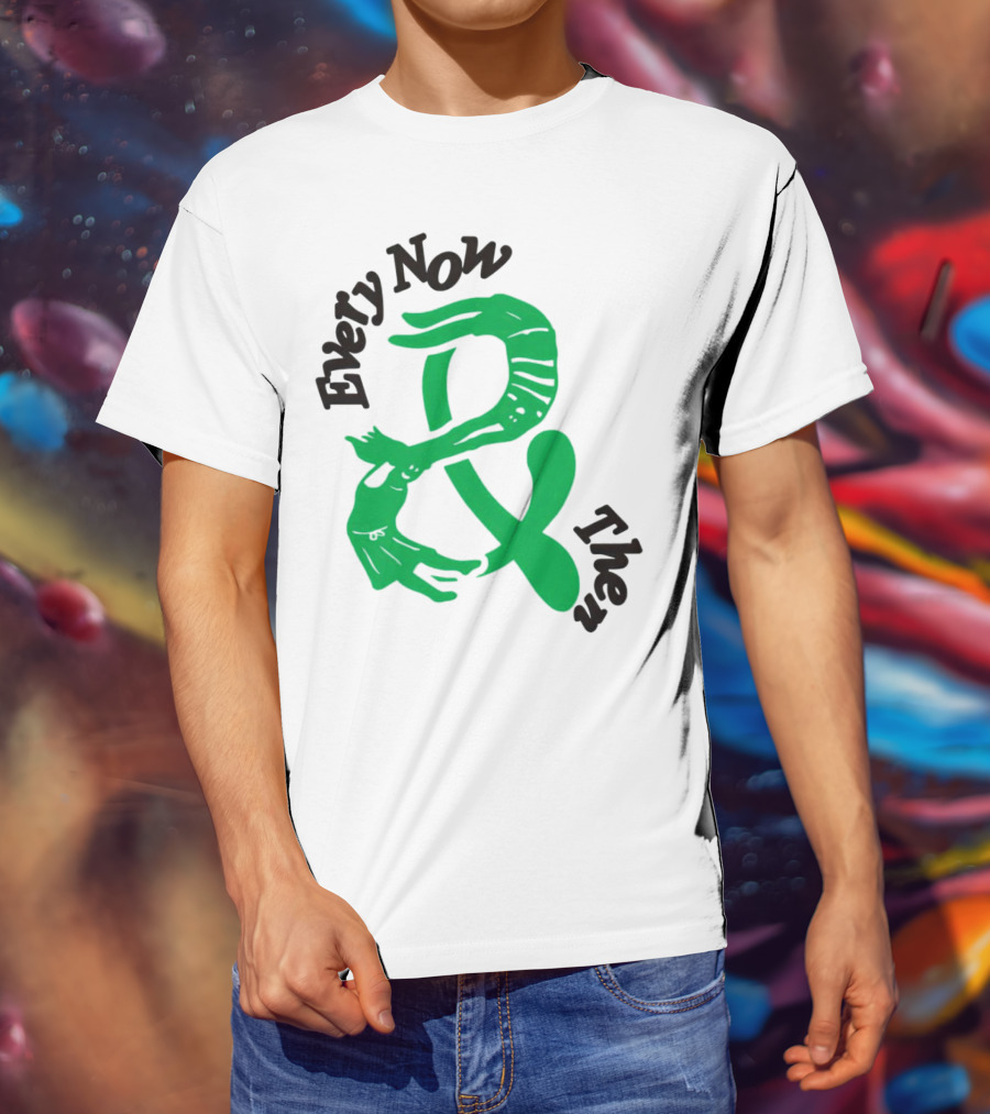 Every Now And Then Skeleton Green Dance T-Shirt