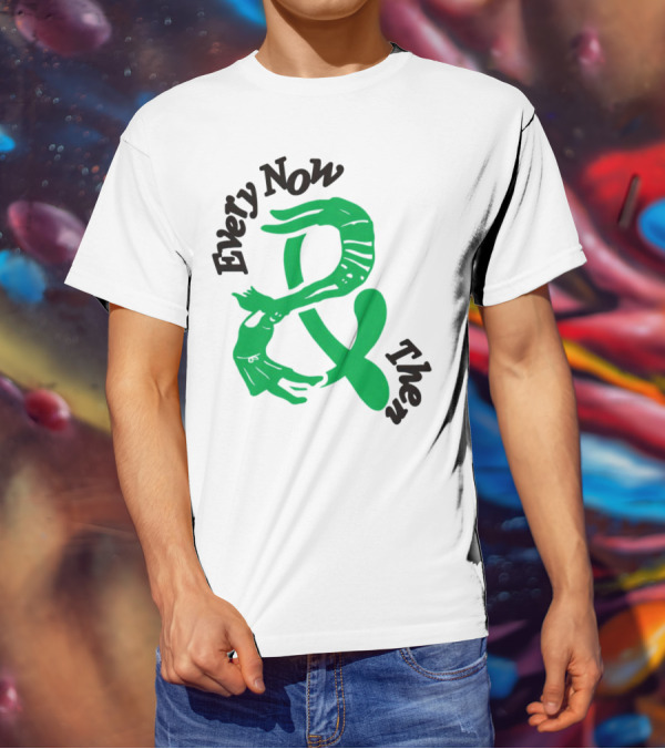 Every Now And Then Skeleton Green Dance T-Shirt