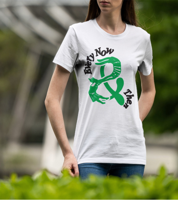 Every Now And Then Skeleton Green Dance T-Shirt