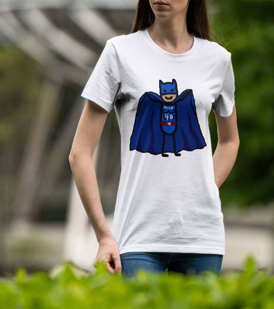 Nicolas Batum Man Batman Phila 40 T-Shirt