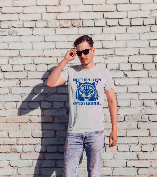 THERE'S HOPE IN POPE KENTUCKY BASKETBALL WILDCATS T-Shirt