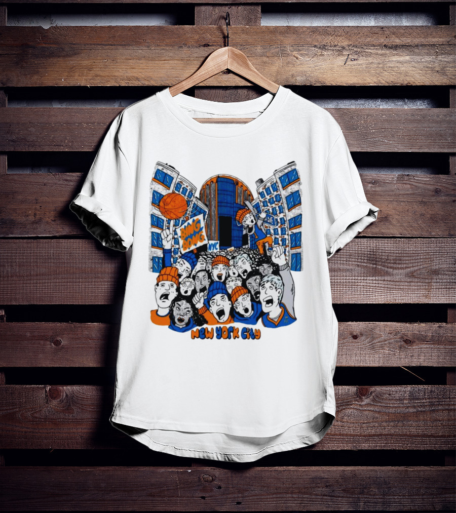 New York City Knicks NBA Bang Bong NYC Basketball Fans T-Shirt