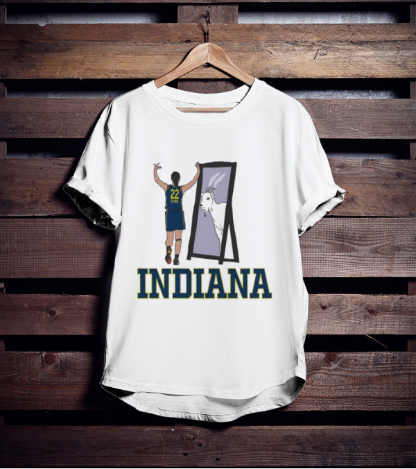 Indiana Caitlin Clark 22 Mirror Goat T-Shirt