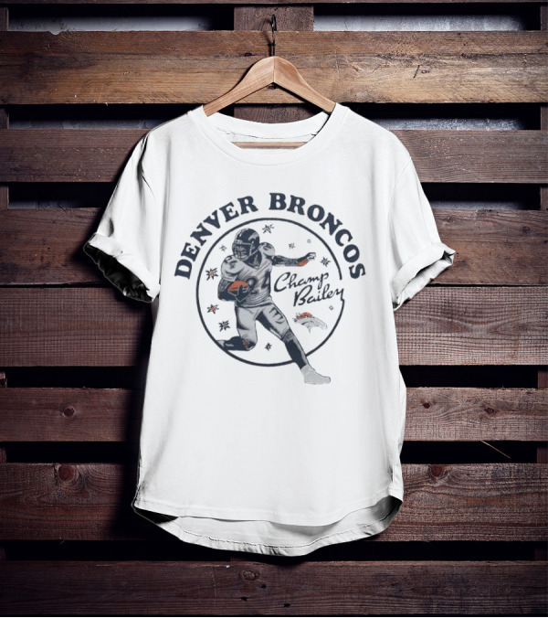 Denver Broncos Champ Bailey Football Legend T-Shirt