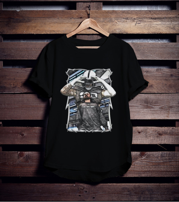 Lil Ass Boy Gardner Minshew Las Vegas Raiders Football Player With Helmet And Tattoo T-Shirt