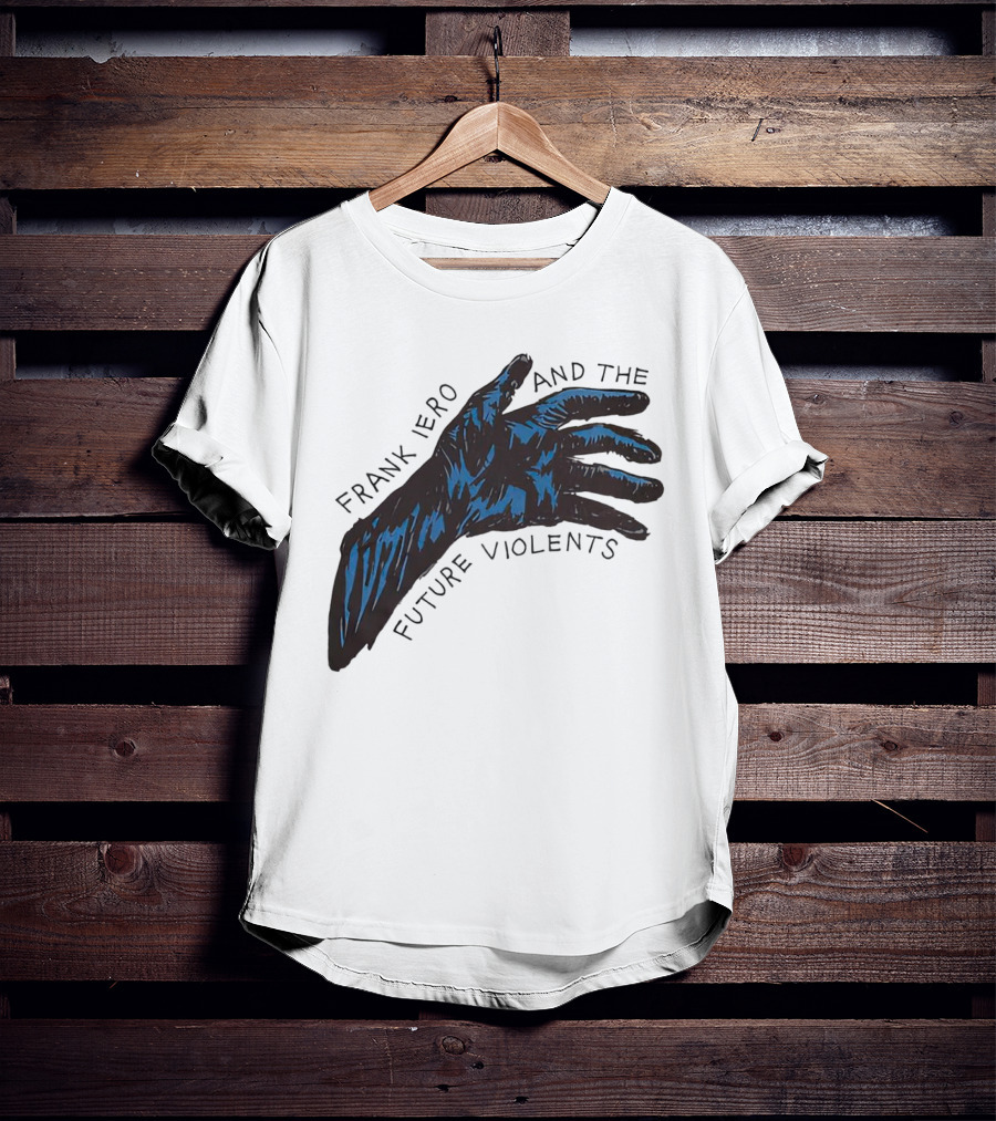 Frank Iero And The Future Violents Blue Hand T-Shirt